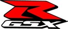 #P142  (2) 7" Suzuki GSXR GSX-R 1100 750 600 Decal Sticker LAMINATED