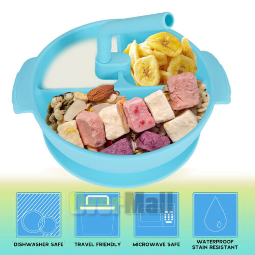 Platos de silicona para niños pequeños, placas de succión para bebé - Imagen 2 de 13
