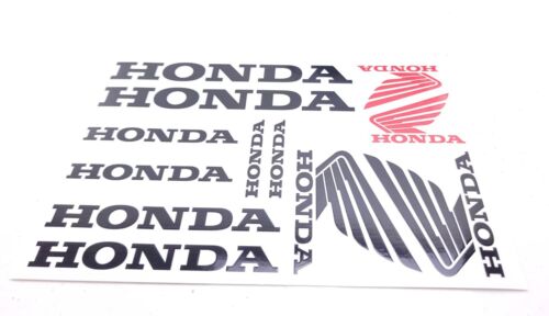 Honda CBR Aufkleber Set Aufkleberbogen Aufkleberset Sticker Stickerbogen Schwarz - Picture 1 of 1