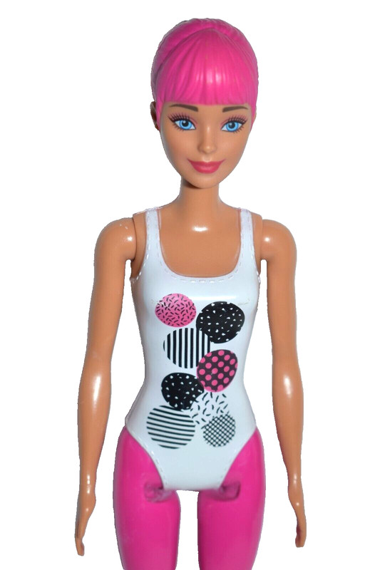 MATTEL 2021 BARBIE COLOR REVEAL, SERIES 6, COLOR BLOCK SERIES #GTL73 ~ DOLL ONLY