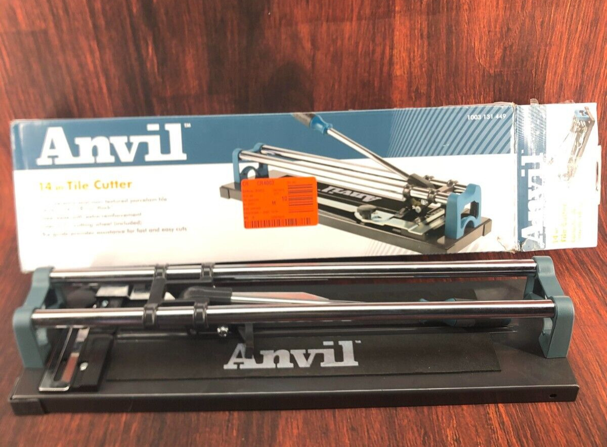 Anvil 14 in. Ceramic and Porcelain Tile Cutter with 1/2 in. Cutting Wheel