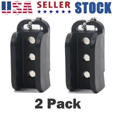 2 Pcs Tippet Threader Magnetic Fishhook Line Tying Tool Fly Fishing Accessories