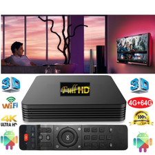 ANDROID TV Box 4GB DDR3  64GB 4k Wifi 2.4GHz  5.8GHz H.26 Andriod BOX