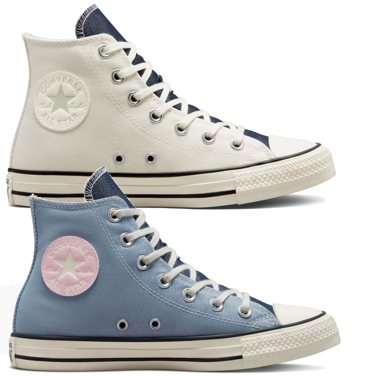 CONVERSE Women's Chuck Taylor All Star Denim Hi-Top Sneakers Shoes | eBay