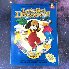 Levi's Let's Get Dressed! Activity Book 1986- Button's the Pup- UNUSED