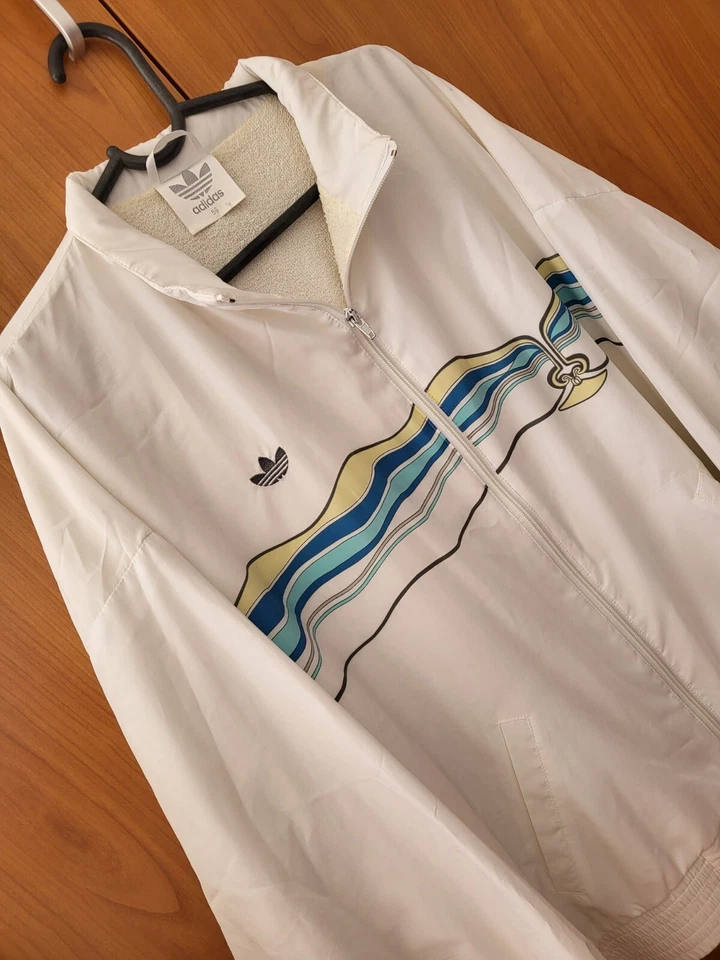 ADIDAS TRACKSUIT IVAN LENDL 1986 / 1987 TENNIS JACKET WEST GERMANY SIZE D56 XL - Image 4 of 4