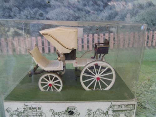CALECHE TILBURY XIX BRUMM HISTORICAL 019 1:43 siege damier de refer