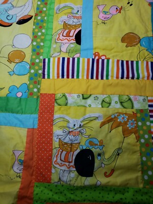 【1950s-1960s USA vintage】ベビーキルト ラグ アニマル 1950s-1960s USA vintage】ベビーキルト ラグ アニマル
