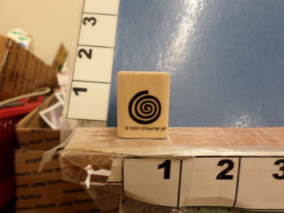 spiral dots close to my heart rubber stamps 36b