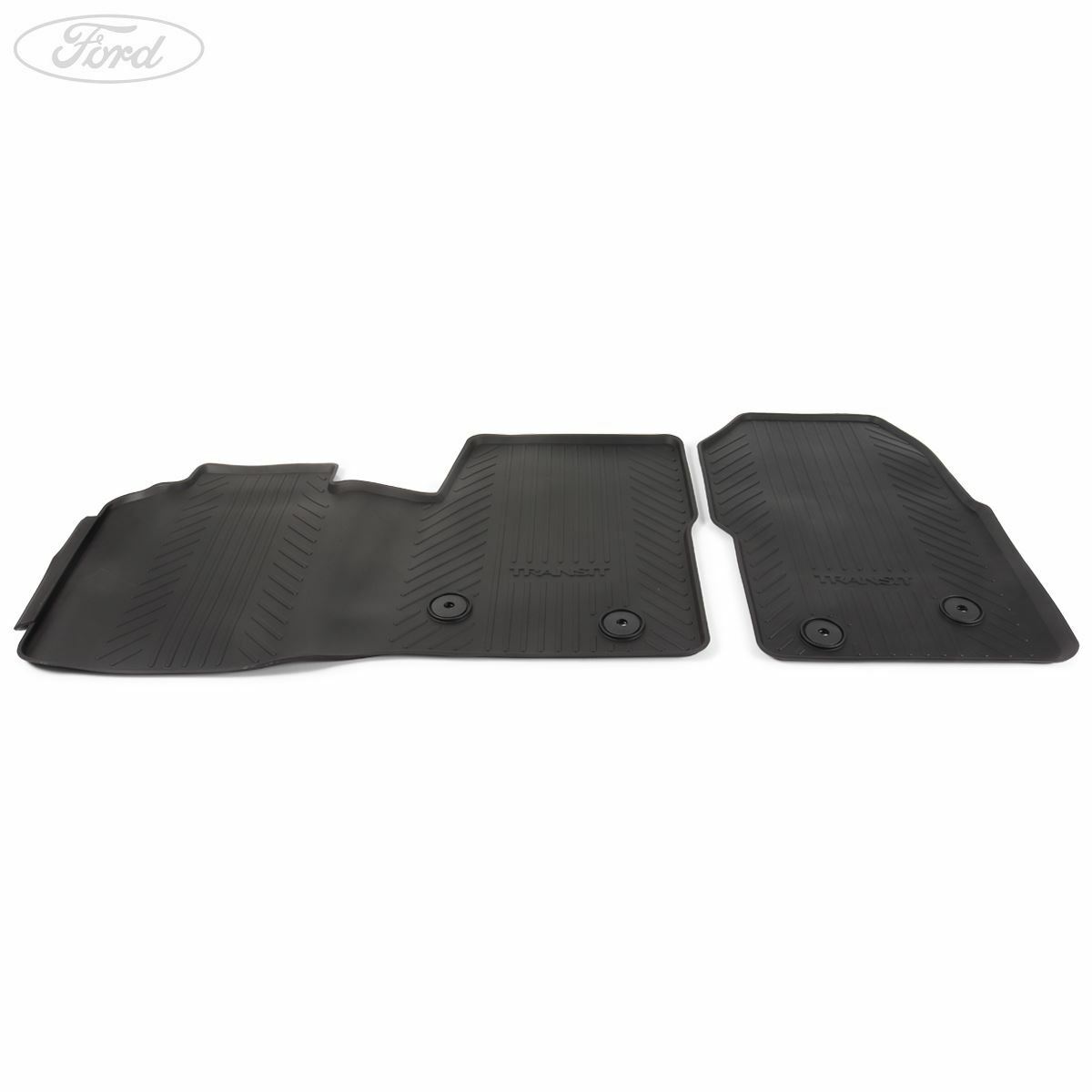 Genuine Ford Transit Custom Mk8 Mk9 Front Rubber Floor Mats Manual 2014