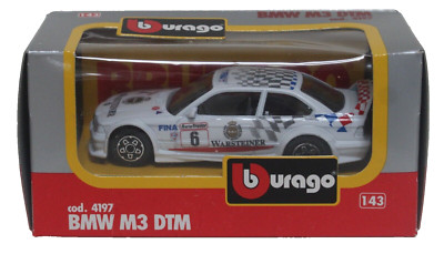Bburago 1:43 4197 BMW M3 DTM #6 white Warsteiner MIB Italy