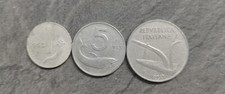 Monete Repubblica Italiana da 1-5-10 lire del 1955