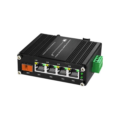 Mini Industrial 2/3/4 Ports Gigabit Ethernet PoE Switch with 100/1000M SFP Slot