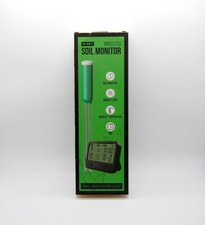 4-In-1 Wireless Soil Moisture Meter/Thermometer/Sunlight/Time LCD Display