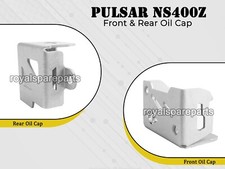 "Protector de tapa de depósito y protector de contenedor de aceite plateado" para Bajaj Pulsar NS400Z