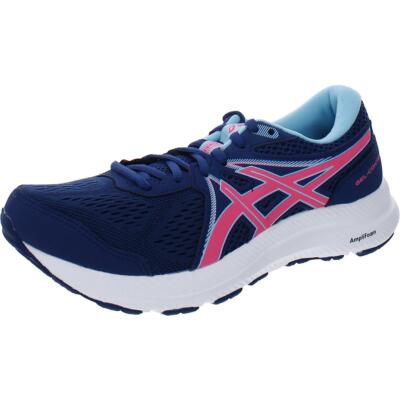 Asics Womens Gel Contend Blue Fitness Running Shoes Medium