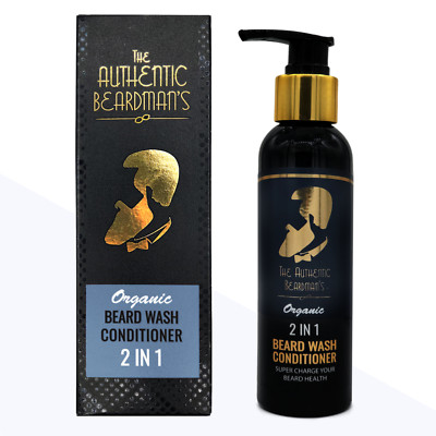 Bio Bartshampoo und Conditioner für Männer - Aloe Vera, Feigenextrakt, Mandel