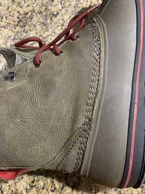 UGG Men’s Zetik Duck Boots Green Leather Rubber Lace Up Boots Size 9.5 Ugg Duck Boots Mens | eBay main image 4
