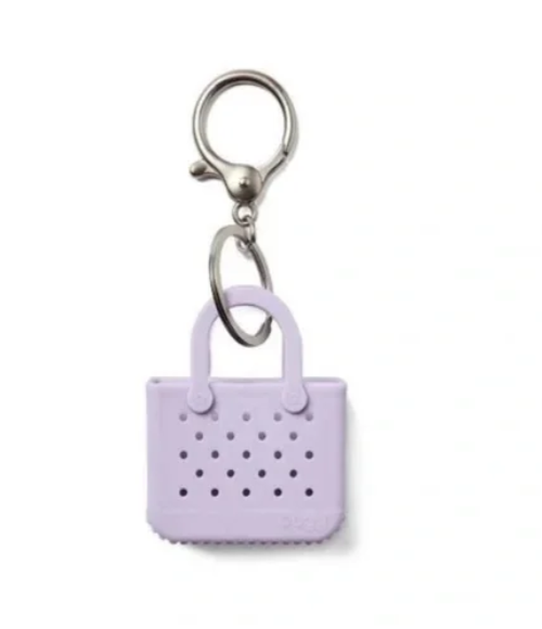 BOGG Bag Purple Lilac You A Lot Tiny Tote Keychain Clip Charm NIP