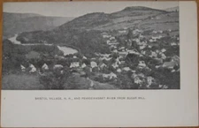 Bristol, NH 1905 Postcard: Village & Pemigewasset River-Sugar Hill-New Hampshire