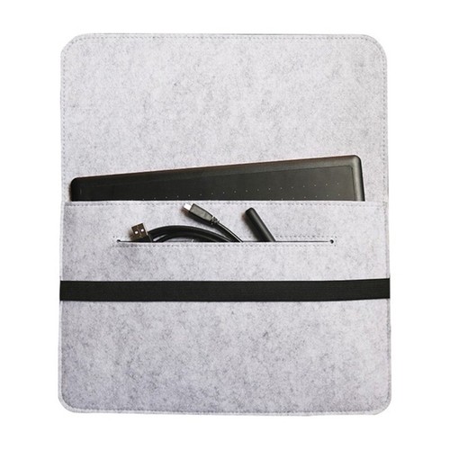 Protective Felt Sleeve for M708 EX08 EX12air and HC16 Drawing Tablets and - Zdjęcie 6 z 8