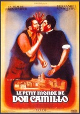 Modern FILM POSTER Postcard: LE PETIT MONDE DE DON CAMILLO (Fernandel)