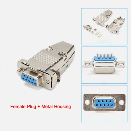 DB9 9Way D-SUB Connector Female/Male Plug Socket Metal/Plastic Shell Solder Type - Picture 26 of 31