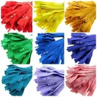 Nylon Closed End Trebla Zips 10 Pack Brights Neutrals Dresses Skirts Crafts