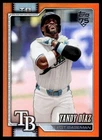 2026 Topps ORANGE Foil Yandy Diaz 22/25 Tampa Bay Rays #388 C68