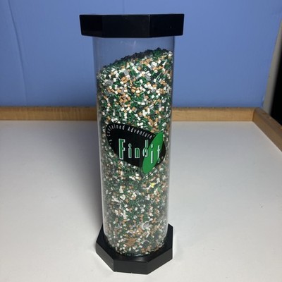 Find It Game Tube Contained Adventure #0020 Football, Fishing Hook, Sword Etc