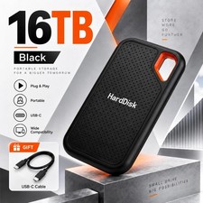 external hard drive16TB High Speed Capacity Solid State Usb3.2 Laptop Mac And PC