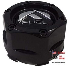 Fuel Wheels Gloss Black Wheel Center Cap  1003-48b