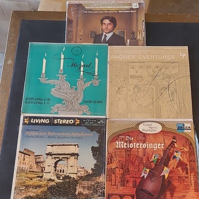 Mozart Wagner Mendelssohn Mussorgsky LP Vinyl Classical 1970s