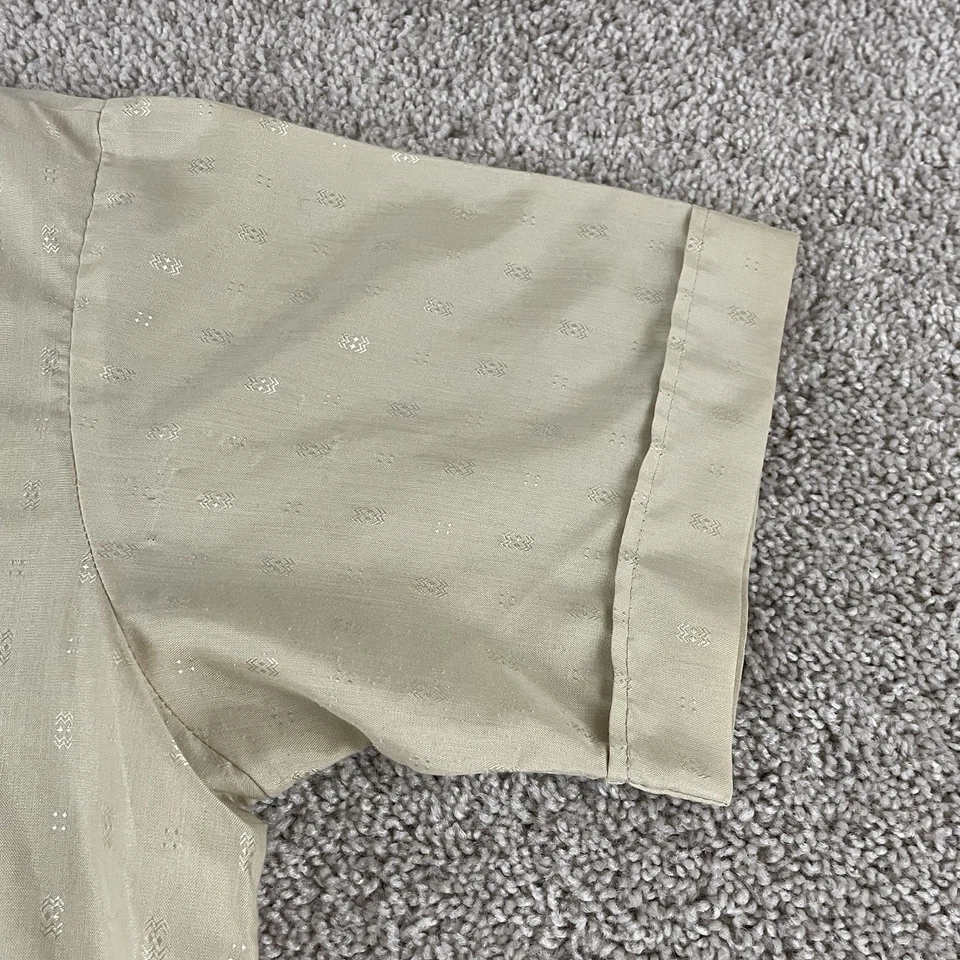 Vintage Shirt Mens Large Dagger Hippie Club Rockabilly 60s 70s Penneys 141 - Image 4 of 4