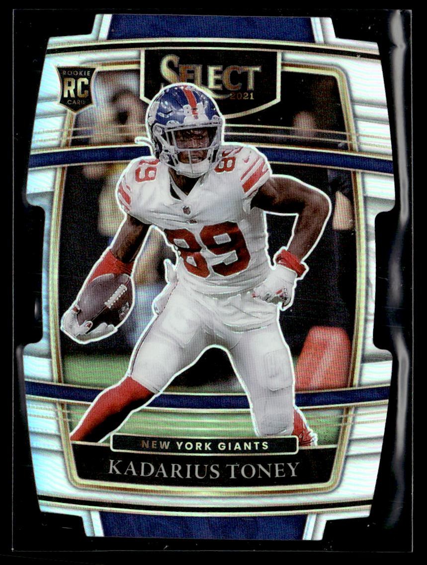 2021 Panini Select #52 Kadarius Toney Silver Prizm Die Cut