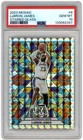 2023-24 Panini Mosaic Lebron James Stained Glass PSA 10