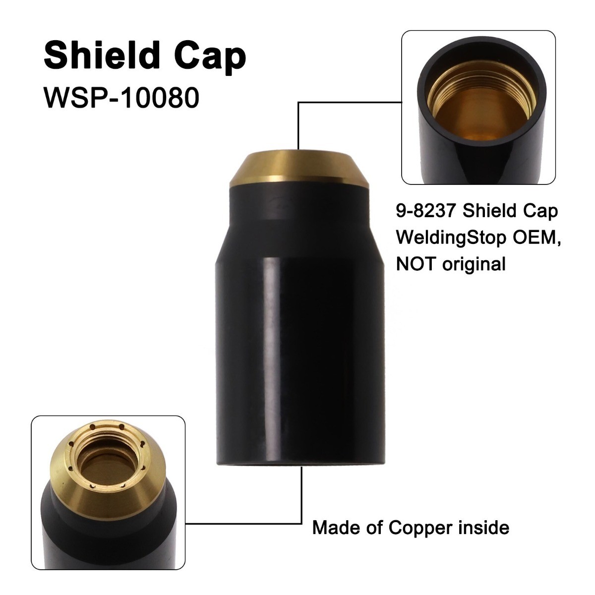 For Thermal Dynamics / for SL100 Plasma-Torch 9-8237 Shield Cap Kit