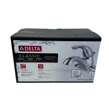 Delta Classic Chrome Single Handle Centerset Bathroom Faucet 521-PPU-ECO-DST New