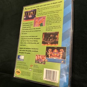 Sega CD Chuck Rock 2 Son Of Chuck With Manual - Tested and working