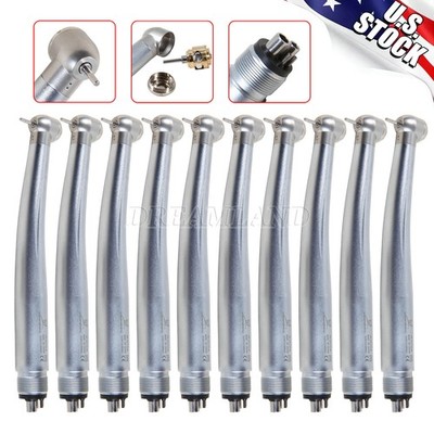 MoreFast Dental High-Speed Handpiece   Push Button, 4-Hole, Turbine (1-10 Packs)