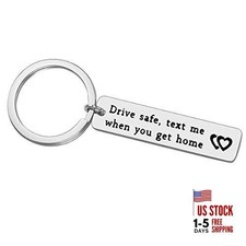 Couple Keychain New Driver Gift Keychain Drive Safe Keyring 16th Birthday