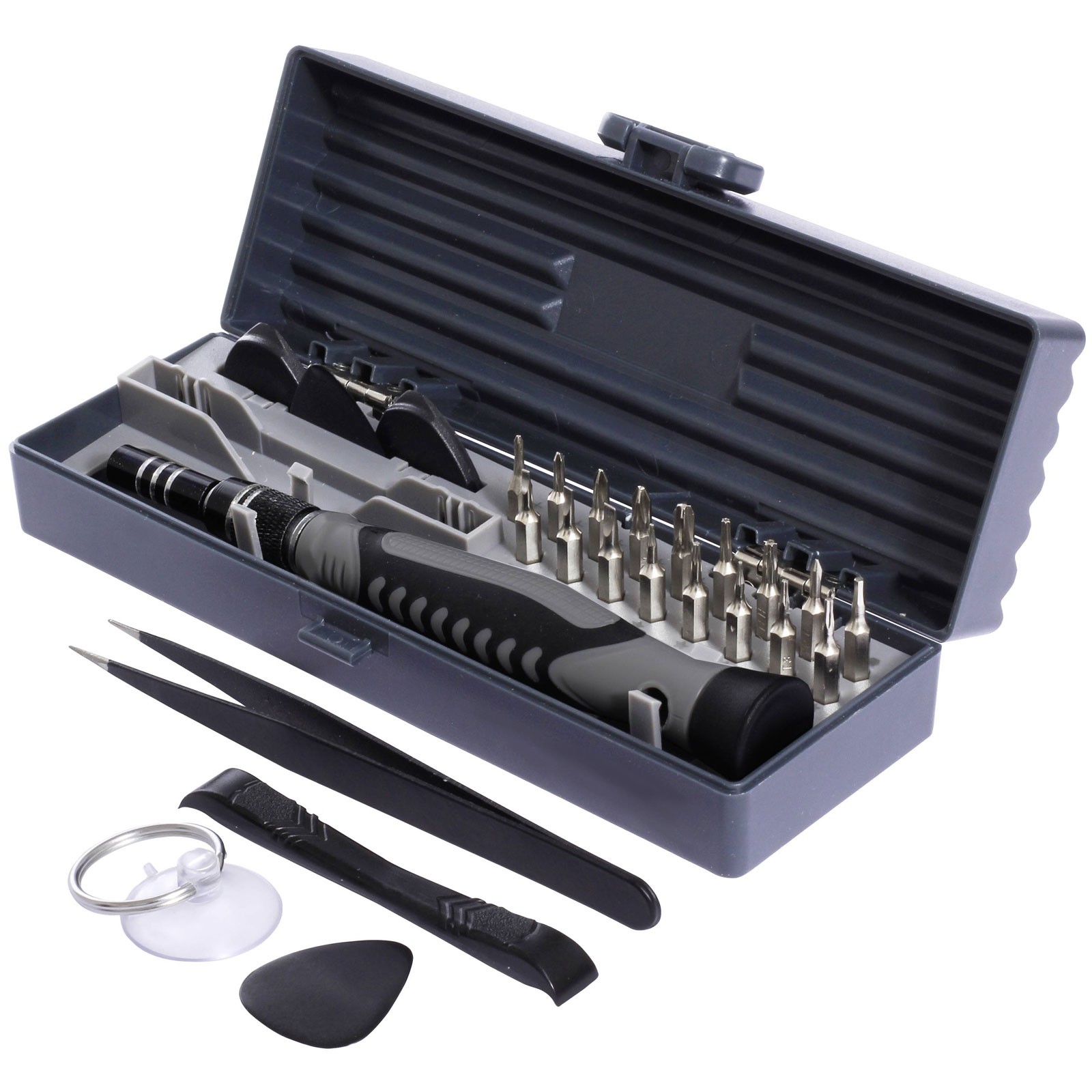 Quadrios Screwdriver Set Precision Engineering CrV Bits & Tools