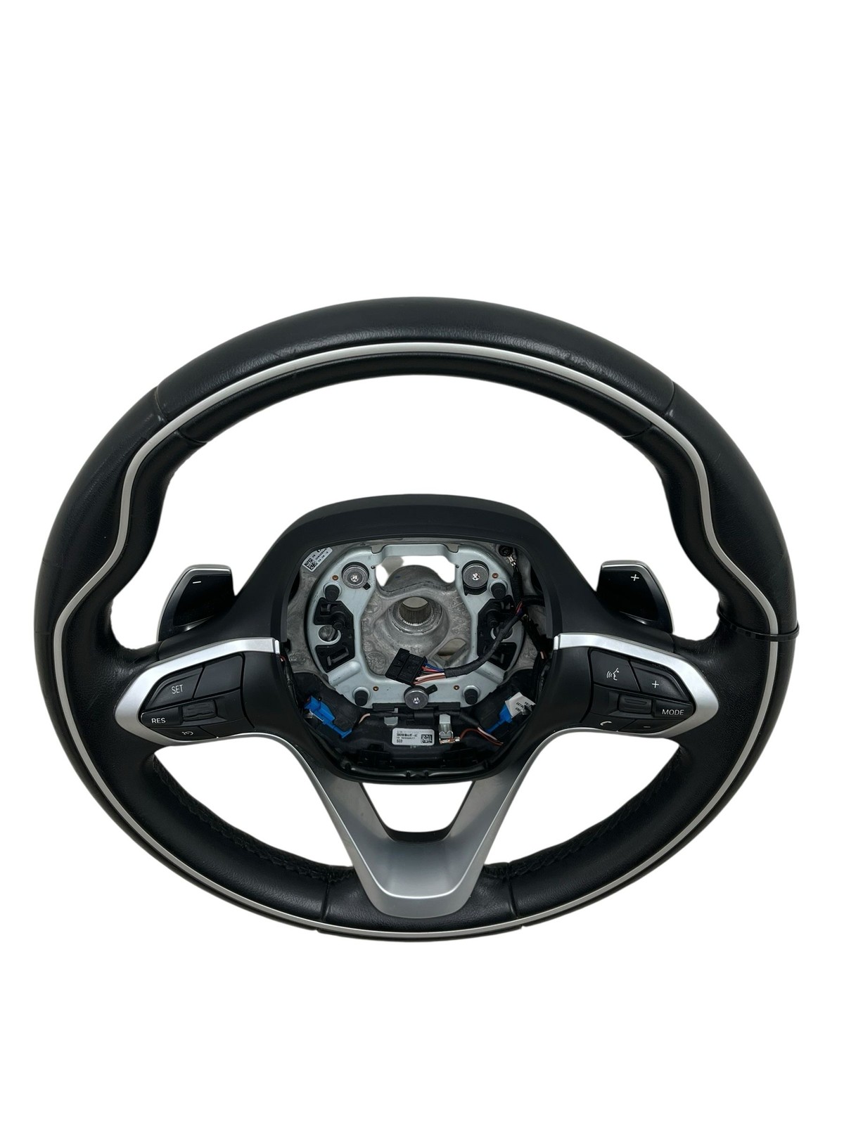 2014-2020 BMW I8 BLACK LEATHER STEERING WHEEL W/ CONTROL SWITCHES OEM