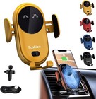 Smartcar Wireless Charger Phone Holder,Fashion Cell Phone Holder for Car* Black*