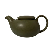 ForLife  32oz Stoneware Teapot With Lid Olive Green  