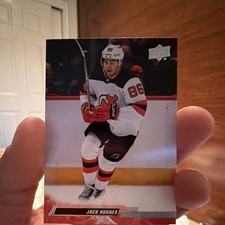 Upper Deck 2022-23 Series 2 Jack Hughes #361 New Jersey Devils NHL Hockey