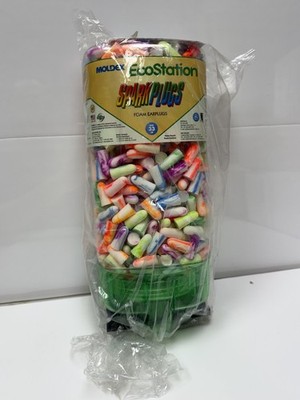 MOLDEX Ecostation SparkPlugs FOAM EARPLUGS NRR 33dB, 6604 500pairs/1 Unit