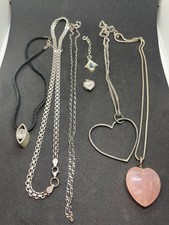 Silver Job Lot Hallmarked 925, Chains, Pendants Etc...