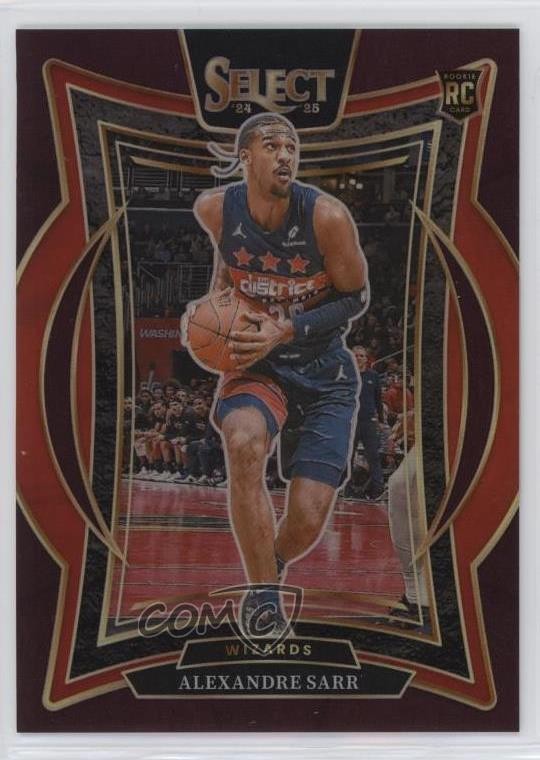 2024 Panini Select Concourse Maroon Prizm /175 Alexandre Sarr #73 Rookie RC v1x