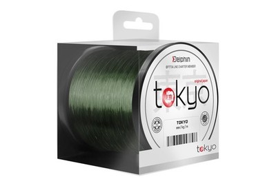 Monofil Delphin TOKYO / grün  - 2 x 600 m -  0,309 mm / 7,3 kg - 2 Spulen !